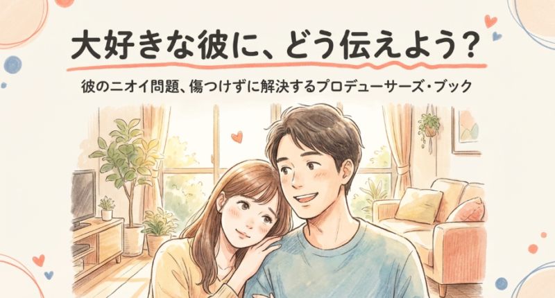 彼氏のワキガ、傷つけない伝え方【例文付き】清潔感爆上がりした購入品